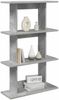vidaXL Wandregal Wandhalterung Betongrau 56 x 20 x 90 cm Holzwerkstoff 8012071 Bild 2