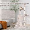 Kratzbaum 140 cm Katzenbaum mit Plattformen Katzenkratzbaum Katzen Katzenmöbel Kletterbaum Aktivitätsbaum Beige Bild 5
