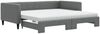 vidaXL Tagesbett Ausziehbar mit Matratzen Dunkelgrau 100x200 cm Stoff 3196602 Bild 2
