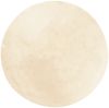 vidaXL Teppich HUARTE Kurzflor Weich und Waschbar Creme Ø 200 cm 375050 Bild 2