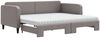 vidaXL Tagesbett Ausziehbar mit Matratzen Taupe 90x200 cm Stoff 3196837 Bild 2