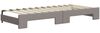 vidaXL Tagesbett Ausziehbar mit Matratzen Taupe 90x200 cm Stoff 3196837 Bild 5
