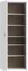 Schuhschrank >NET106< mit 5 Böden / 6 Fächern, in weiß - 68,9x179,1x34,8cm (BxHxT) Bild 3