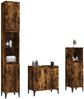 vidaXL 3-tlg. Badmöbel-Set Räuchereiche Holzwerkstoff 3185594 Bild 4