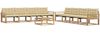 vidaXL Outdoor-Sofagarnitur 9 pcs Weiß und Beige 79 x 79 x 37 cm 3388543 Bild 2