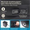 Skandika Luftmatratze Sveja Flex / Plus / Premium, selbstaufblasend mit Pumpe, (Unterseite rutschhemmend, Oberseite: Soft-Touch, beflockt), 300 belastbar, Tragetasche, Kabelfach, Luftkammersystem 6 Kammern Bild 3