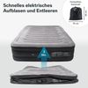 Skandika Luftmatratze Sveja Flex / Plus / Premium, selbstaufblasend mit Pumpe, (Unterseite rutschhemmend, Oberseite: Soft-Touch, beflockt), 300 belastbar, Tragetasche, Kabelfach, Luftkammersystem 6 Kammern Bild 2