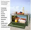 Trucky Faltbox Storage Box 45 L Camping Klappbox Klappkiste faltbar 50x35x29 cm Grün Bild 3