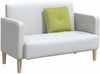 vidaXL Rückenkissen Hellgrün 50 x 19 x 45 cm Stoff 42014625 Bild 3