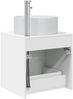 vidaXL Wandmontierte Waschtisch Weiß 49,5 x 44,5 x 65,5 cm 890318 Bild 5