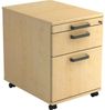 Rollcontainer AC20 58cm, 1 Schub, 1 HR, Schloss, SG Ahorn Bild 2