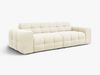Micadoni Sofa Kendal 4-Sitzer Samt Elfenbein Bild 2