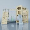 PolarPlay Spielturm Julie aus Holz in Blau Bild 2
