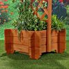 2x Rosenbogen + Pflanzkübel Pergola Spalier Blumenkübel Rankhilfe Torbogen Holz Bild 4