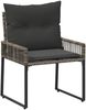 vidaXL Gartenmöbel Set 11 pcs Grau und Dunkelgrau Poly-Rattan 42025153 Bild 5