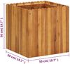 vidaXL Garten-Hochbeet 50 x 50 x 50 cm Massivholz Akazie 45927 Bild 5
