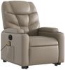 vidaXL Massagesessel mit Aufstehhilfe Elektrisch Cappuccino Kunstleder 3204685 Bild 4
