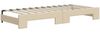 vidaXL Tagesbett Ausziehbar mit Matratzen Creme 80x200 cm Stoff 3197205 Bild 5