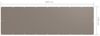 vidaXL Balkon-Sichtschutz Taupe 120x400 cm Oxford-Gewebe 134993 Bild 5