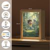 OnlyWow Nachttischlampe Lightbox Junge - Fußball - Wald - Jungen, Dimmbar, Farbwechsel, LED, Warmweiß, Kaltweiß, Neutralweiß Einstellbar, Kinderzimmer, Babyzimmer, Dimmbar, mit Kabel, Nachtlampe, LED Bild 3