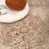 KADIMA DESIGN Teppich Orientalisch Wohnzimmer 100% Polyester Teppich Kurzflor, Läufer, Höhe: 12 mm, Florhöhe: 8 mm, Handwäsche, Rücken - Baumwolle, Läufer, 80x150, Beige Bild 3