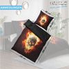 Sanilo Bettwäsche Totenkopf in Flammen 135x200 cm, Bettbezug und Kissenbezug, Baumwolle, 4 teilig Bild 2