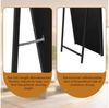 BBWL Ganzkörperspiegel Quadratischer Holzrahmen Ganzkörperspiegel 160x50 cm, Hochwertiges Spiegelglas HD Reflektion Stabile Verpackung Vielseitig Bild 4