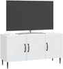 vidaXL TV-Schränk Weiß 99 x 34,5 x 50 cm Holzwerkstoff 894945 Bild 3