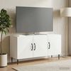 vidaXL TV-Schränk Weiß 99 x 34,5 x 50 cm Holzwerkstoff 894945 Bild 4