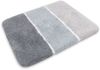 Homie Living Badematte Rio Marina, Höhe 30 mm, rutschhemmend beschichtet, schnell trocknend, fußbodenheizungsgeeignet, Polyester, rechteckig, flauschiger Badteppich, modern gestreift, waschbar, Badezimmerteppich Bild 3
