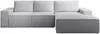 Vente-unique - AMELIA Sofa SamtStoff Grau - B 167 cm x H 85 cm x L 297 cm Bild 2