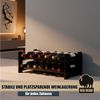 BigDean Flaschenregal Flaschenregal stapelbar für 12 Flaschen Weinregal, Set 2-tlg, Modular, Erweiterbar, Werkzeugfrei, Robust, Standsicher Bild 2