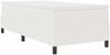 vidaXL Boxspringbett Creme und Weiß 90 x 200 cm Cordstoff 3337444 Bild 2