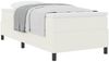 vidaXL Boxspringbett Creme und Weiß 90 x 200 cm Cordstoff 3337444 Bild 3