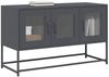 vidaXL TV-Schrank Anthrazit 100,5x39x60,5 cm Kaltgewalzter Stahl 853340 Bild 1