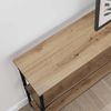 Konsolentisch, Beistelltisch, Konsole Artisan-Eiche 100 x 22,5 x 75 cm Holzwerkstoff Bild 4