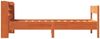 vidaXL Massivholzbett ohne Matratze Wachsbraun 75x190 cm Kiefernholz 3306953 Bild 5
