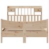vidaXL Massivholzbett ohne Matratze 140x190 cm Kiefernholz 3323389 Bild 4