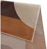 TaraCarpet Teppich Tara Carpet Teppich Mesina 70tes, rechteckig, Höhe: 7 mm, Retro Teppich in braun blau orange grün creme Pop Art 80X150 Bild 4