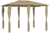 vidaXL Pavillon mit Pfostenabdeckungen 3x4x2,6 m Taupe 160 g/m² 313612 Bild 2