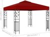 vidaXL Pavillon 3x3 m Weinrot 47947 Bild 5