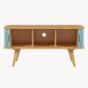 TV Schrank Tysvær 120x40x58 cm Bambus/Blau [en. casa] Bild 5