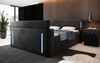 Boxspringbett Divaneo mit TV Lift und Stauraum (2 Schubladen) 140x200 Schwarz H2 (bis 70kg) Bild 3