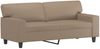 vidaXL 2-Sitzer-Sofa Cappuccino-Braun 140 cm Kunstleder 359421 Bild 2