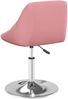 vidaXL Esszimmerstühle 6 Stk. Drehbar Rosa Samt 3088774 Bild 5
