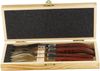Solex BBQ Steakbesteckset mit Echtholzgriff aus Pakkaholz in einer Holzbox Bild 1