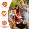 BlingBin Grillplatte 5 Stück Grillmatte für Gasgrill BBQ,Wiederverwendbar Dauerbackfolie (1 Set, 5-St, 40 x 50 cm), Geeignet für alle Arten von Grills, Holzkohle, Weber, Keramik Bild 2