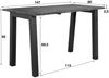 KAWOLA Bartisch ERGEA Stehtisch Baumkante Akazie massiv natur 147x80 cm Bild 5