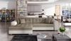 ELTAP 'Sorento', Ecksofa, Eckcouch, Dunkelbeige / Off-White, 78 x 194 x 296 cm, Links Bild 2