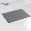WENKO SIMI Badematte 60 x 39 cm, Grau, aus natürlichem Diatomit Bild 2